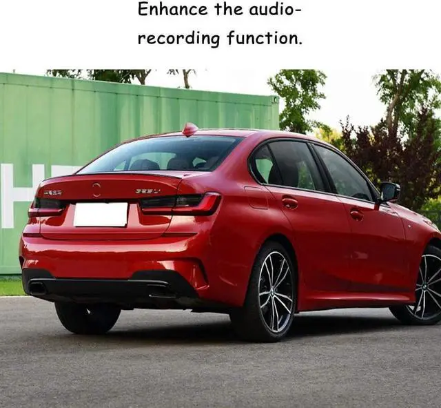 Alt view image 3 of 4 - Glossy Red Car Roof Shark Fin Vortex Stereo Radio Aerial Signal Antenna FM/AM