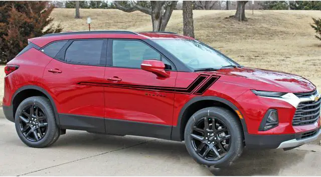 Alt view image 5 of 5 - 2X Black Sport Racing Side Fender Car Body Vinyl Decal Sticker Universal