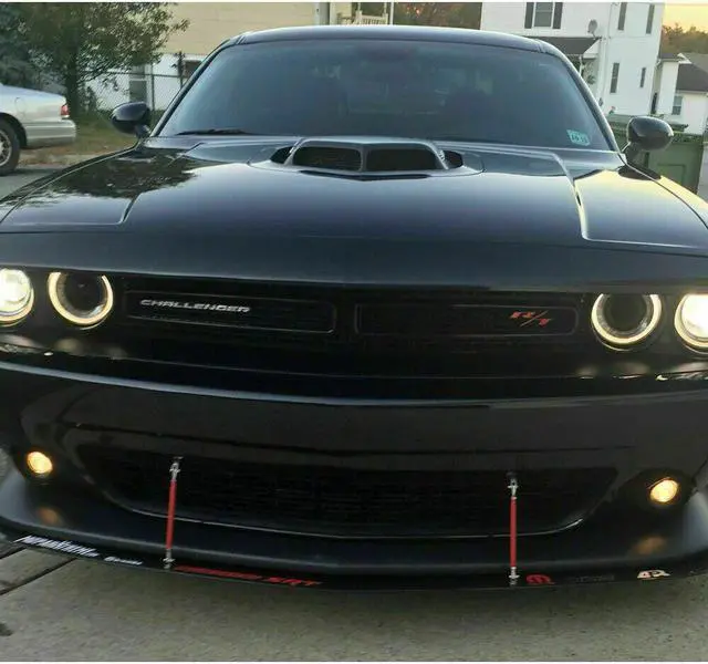 Alt view image 4 of 7 - 2Pcs Adjustable Front Bumper Lip Splitter Strut Rod Tie Support Bar Universal Fit