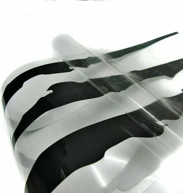 Alt view image 3 of 7 - Black Scratch Claw Monster Car Vinyl Decal Eye Catching Sticker Headlight Decor