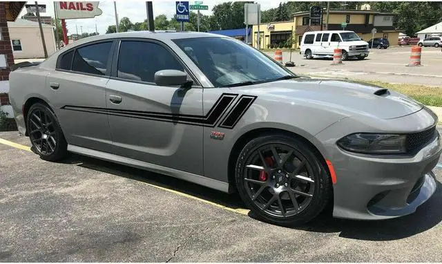 Alt view image 3 of 5 - 2X Black Sport Racing Side Fender Car Body Vinyl Decal Sticker Universal