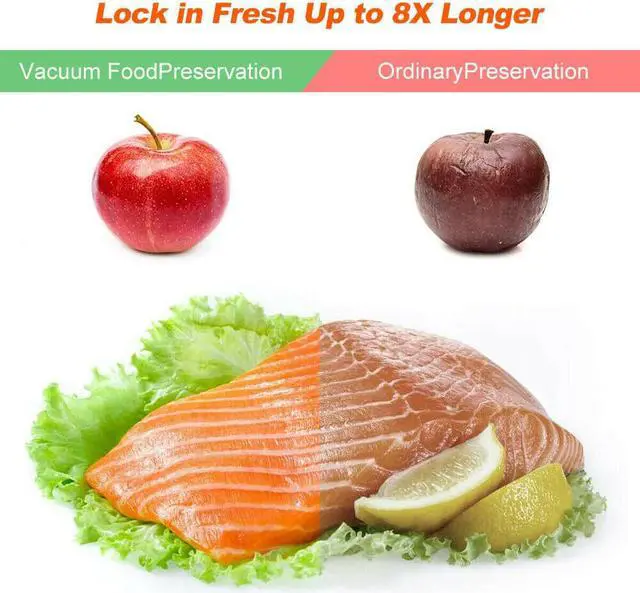 Alt view image 2 of 7 - Vacuum Sealer Machine For Food Preservation Storage Saver Automatic With 5pcs Seal Bags