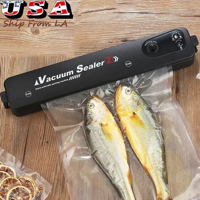 Alt view image 7 of 7 - Vacuum Sealer Machine For Food Preservation Storage Saver Automatic With 5pcs Seal Bags