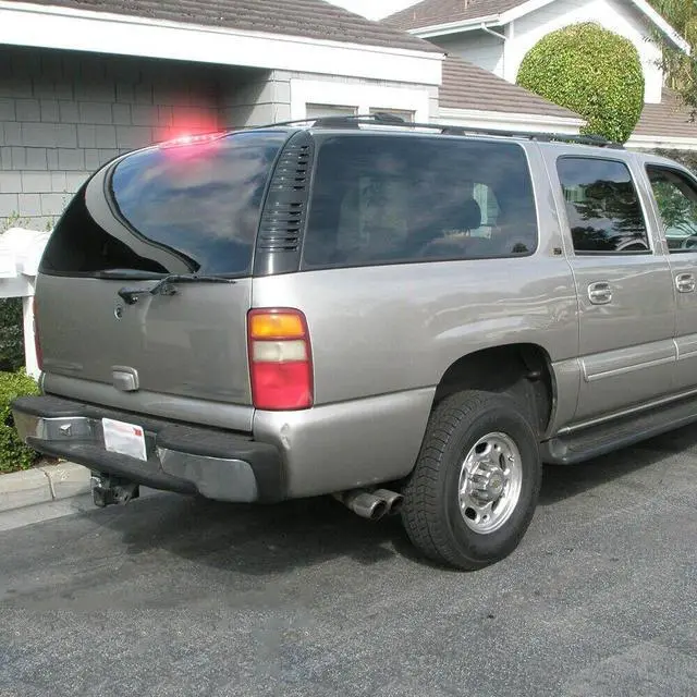 Alt view image 6 of 7 - Smoked Lens 8LED Rear High Mount Third Brake Stop Cargo Light For 2000 2001 2002 2003 2004 2005 2006 Chevy Suburban Tahoe GMC Yukon XL 1500 2500