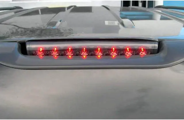 Alt view image 5 of 7 - Smoked Lens 8LED Rear High Mount Third Brake Stop Cargo Light For 2000 2001 2002 2003 2004 2005 2006 Chevy Suburban Tahoe GMC Yukon XL 1500 2500