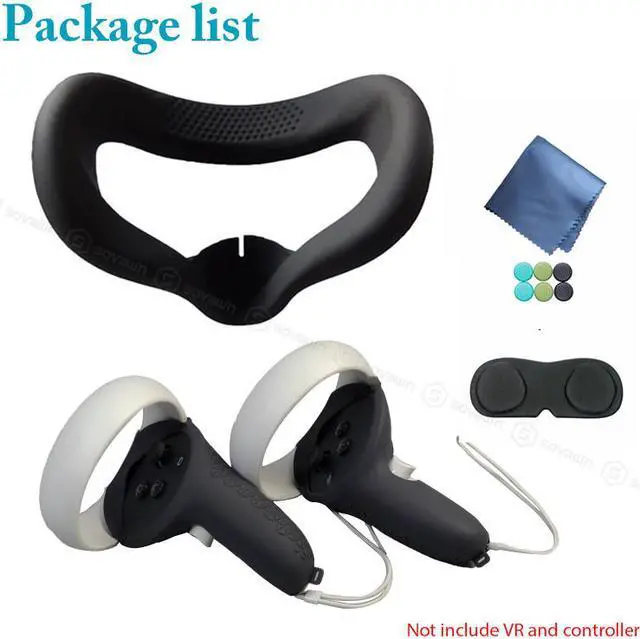 Alt view image 2 of 4 - VR Accessorie Set Protective Cover For Oculus Quest 2 VR Touch Controller With Knuckle Strap Handle Grip For Oculus Quest2