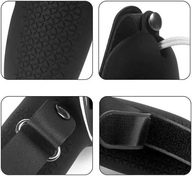 Alt view image 3 of 4 - PU Face Cover Case Replacement For Oculus Quest 2 Eye Mask Pad Light Blocking Cushion Cover For Oculus 2 VR Glasses Accessories