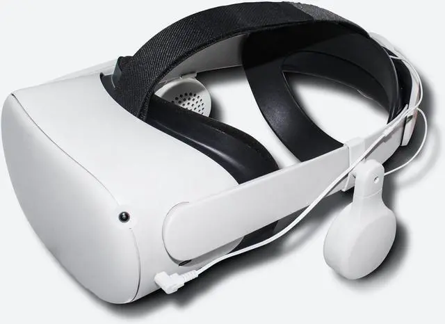 Alt view image 4 of 5 - For Oculus Quest 2 Gaming Premium Rotating Headphones with 3D 360 Degree Sound In-Ear VR Accessories