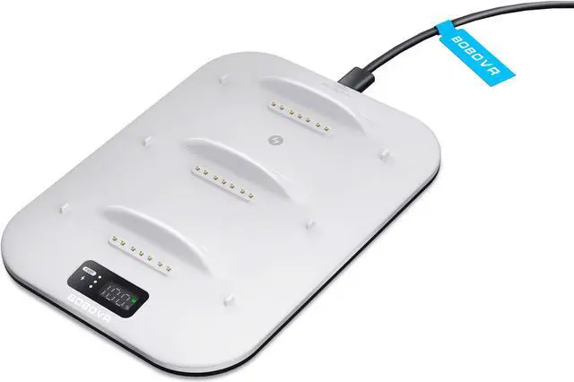 Main image of BOBOVR BD3 Super Charging Dock with Digital Display Provide 30W Fast Charging for B100 Batteries compatible with BOBOVR S3 PRO