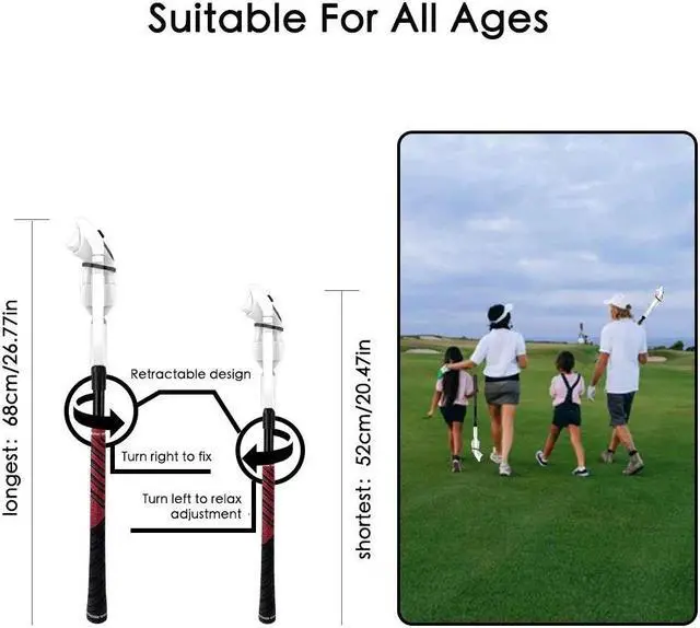 Alt view image 7 of 7 - Sovawin VR Golf Club Handle Attachment For Meta Quest 3/Pro Controller Accessories for Golf+ Golf5 eClub to Enhance VR Game Experience