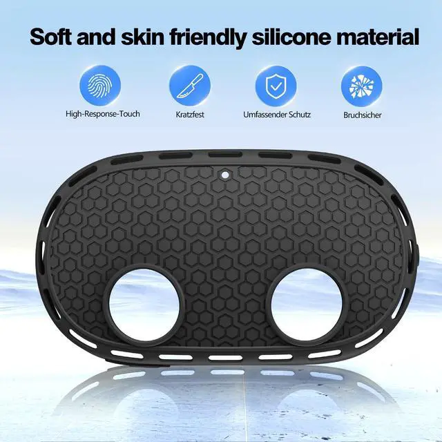 Alt view image 2 of 7 - SOVAWIN Silicone Protective Cover Shell Case 7 IN 1 For Meta Quest 3S VR Headset