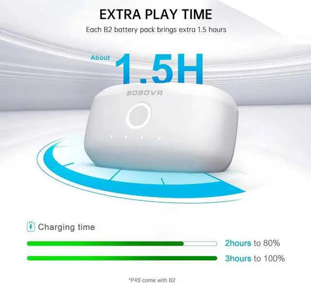 Alt view image 4 of 6 - BOBOVR P4S Battery Strap Compatible with PICO 4 Ultra And Ultra Enterprise Virtual Reality Headset Accessory