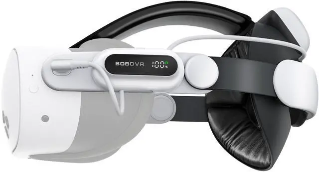 Main image of BOBOVR E3 Pro Battery Strap Compatible with Meta Quest 3 and 3S Extended Playtime Comfort Fit Enhanced VR Experience