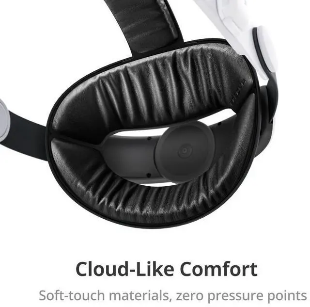 Alt view image 5 of 6 - BOBOVR E3 Head Strap Compatible with Meta Quest 3 and Meta Quest 3S Comfort Fit Enhanced VR Experience