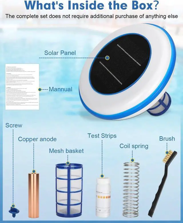Alt view image 7 of 7 - SOVAWIN Spa Water Tools, Pool Accessories, Thickened 4.13 x 0.98 Inch Copper Anode, Up to 45, 000 Gallons Pool, Easy to Install and Perfectly Compatible, Ideal for Above Ground, In-Ground Pools