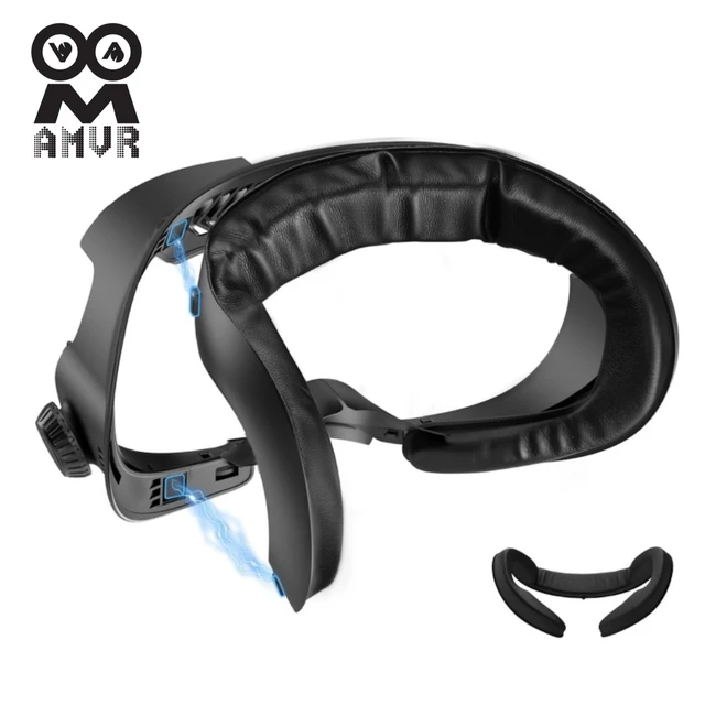 Main image of AMVR FC4M Facial Interface with 2 Magnetic Replacement Cushions for Meta Quest 3, VR Accessories