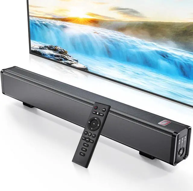 Main image of JYX Soundar for TV, Wired & Wireless Bluetooth Soundbar TV Speakers, 3D Surround Sound System for TV with Subwoofer, Wall Mountable