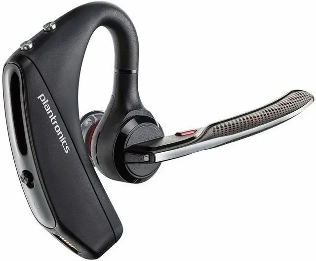 Alt view image 5 of 11 - Plantronics Voyager 5200 UC Bluetooth Headset System - Mono - Wireless - Bluetooth - 98 ft - Behind-the-ear - Monaural - In-ear - Yes