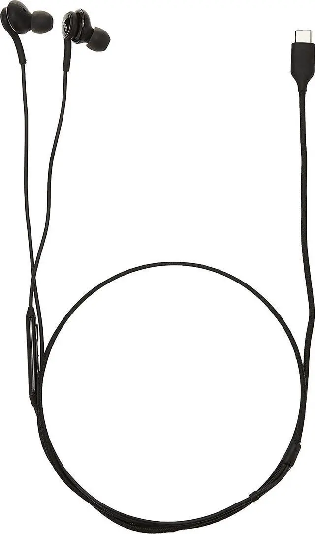 Alt view image 3 of 20 - Samsung Type-C Earphones Tuned by AKG w/ Ear Gels For Galaxy Note 10 - Black