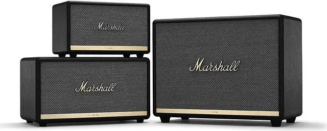 Alt view image 4 of 13 - Marshall Acton II Wireless Bluetooth Speaker - Black