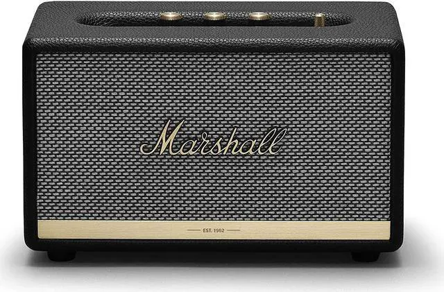 Alt view image 7 of 13 - Marshall Acton II Wireless Bluetooth Speaker - Black