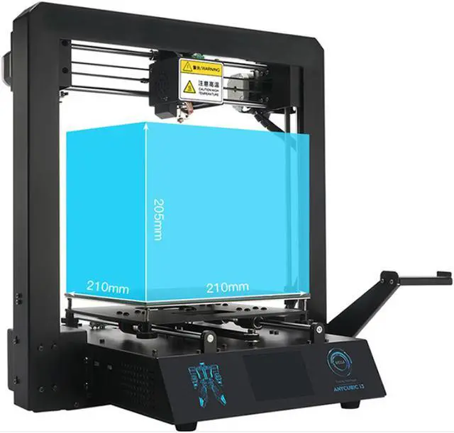 Alt view image 5 of 6 - ANYCUBIC MEGA S FDM 3D Printer with Updated Extruder, All Metal Frame, Free Test Filament, DIY Printer Works with TPU/PLA/ABS Print Size 8.27(L) x 8.27(W) x 8.07(H) inches