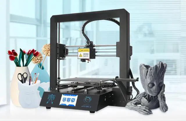 Alt view image 3 of 6 - ANYCUBIC MEGA S FDM 3D Printer with Updated Extruder, All Metal Frame, Free Test Filament, DIY Printer Works with TPU/PLA/ABS Print Size 8.27(L) x 8.27(W) x 8.07(H) inches