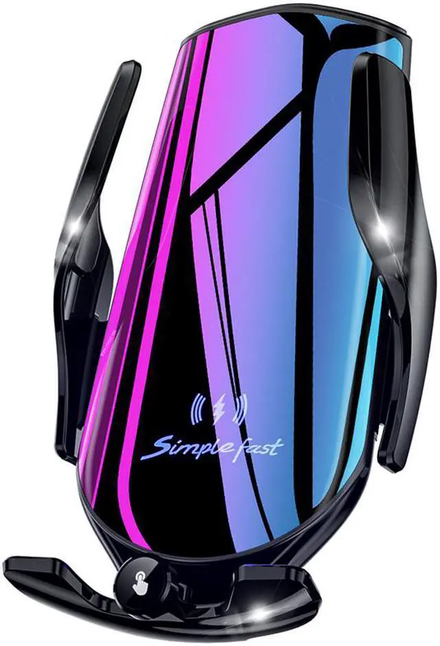 Main image of Wireless Car Charger,10W Qi Safety Charging Auto-Clamping Car Phone Holder Mount Air Vent Phone Holder Compatible with iPhone 12/12Pro/SE/11/11Pro/XSMax/XS/XR/X/8,Samsung S10/S9/S8/Note10/Note9