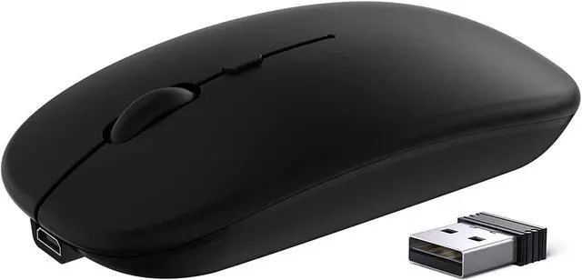 Main image of Bluetooth Mouse,Rechargeable Wireless Mouse for MacBook Pro/MacBook Air,Bluetooth Wireless Mouse for Laptop/PC/Mac/iPad pro/Computer