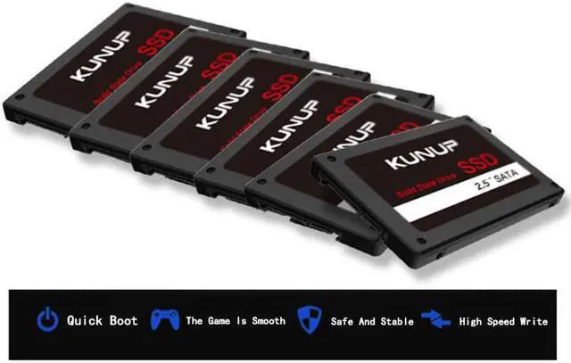 Alt view image 7 of 7 - LAUGFIN EX2 2.5" 1TB SATA III 3D NAND Internal Solid State Drive (SSD) III 6 Gb/s Up to 550/530 MB/s Read/Write Speed, Internal 2.5" 7mm 256GB