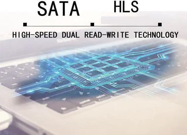 Alt view image 6 of 7 - LAUGFIN EX2 2.5" 1TB SATA III 3D NAND Internal Solid State Drive (SSD) III 6 Gb/s Up to 550/530 MB/s Read/Write Speed, Internal 2.5" 7mm 256GB