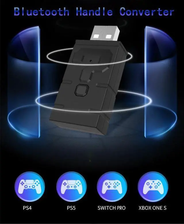 Alt view image 2 of 7 - PS5 bluetooth handle converter compact and portable compatible with PS4 ones SW handle converter