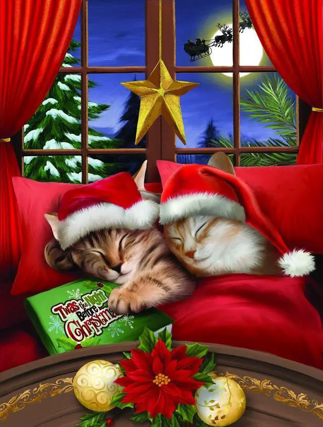 Alt view image 2 of 4 - to All a Merry Christmas 500 pc Jigsaw Puzzle by SunsOut - Christmas Puzzle