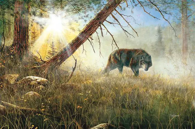 Alt view image 2 of 3 - Watchful Eyes 550 pc Jigsaw Puzzle by SunsOut