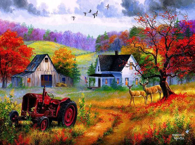 Main image of Heartland Home 1000 pc Jigsaw Puzzle by SUNSOUT INC