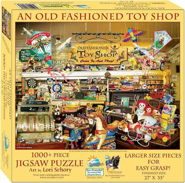 Main image of 1000 Piece An Old Fashioned Toy Shop By Lori Schory Puzzle