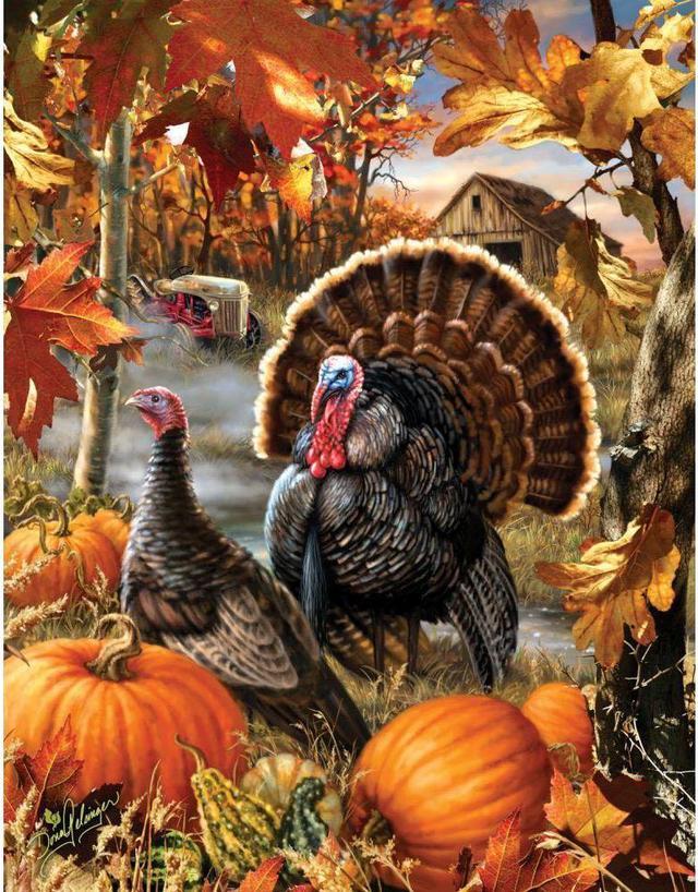 Alt view image 5 of 6 - Gobbler Farms 1000 Piece Puzzle by SunsOut