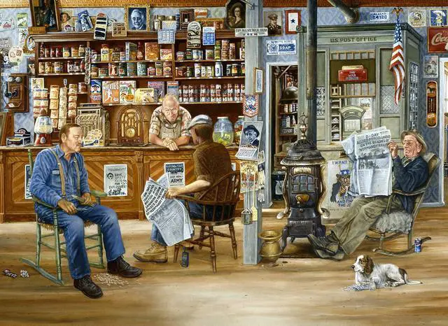 Main image of SUNSOUT INC A Day at The Shop 500 (Large Size) pc Jigsaw Puzzle