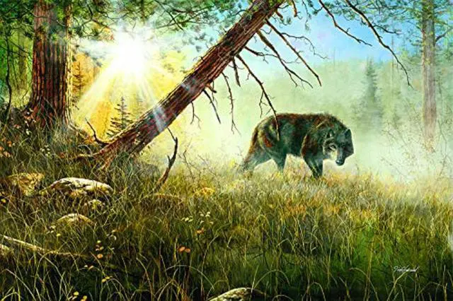 Main image of Watchful Eyes 550 pc Jigsaw Puzzle by SunsOut