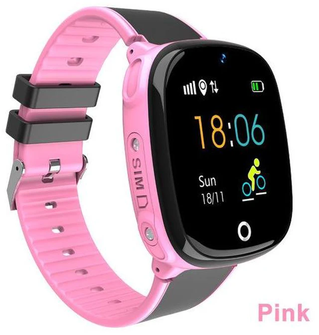 Main image of HW11 GPS Smart Watch Kids Waterproof Smartwatch Pedometer Smart Watch Children SOS Call Kids Safe GPS Tracker 2G Kids Smartwatch Pink