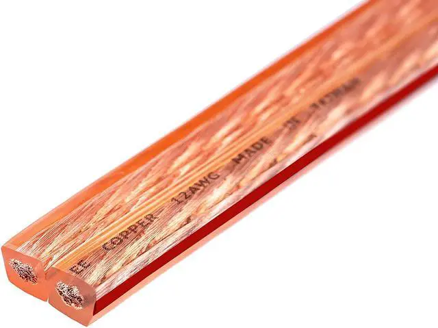 Alt view image 2 of 6 - 12-Gauge AWG JAVEX Speaker Wire OFC Oxygen-Free Copper 99.9% Cable for Hi-Fi Systems, Mixer, Amplifiers, AV receivers, Home Theater, Subwoofer, Soundbar, 100 FT