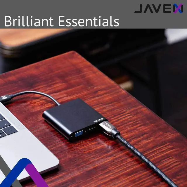 Alt view image 2 of 6 - JAVEX Pure Copper HDMI Cable, Metal Connector, Nylon Braided Protection, 4K@60Hz 18Gpbs, 1.8M(6FT)