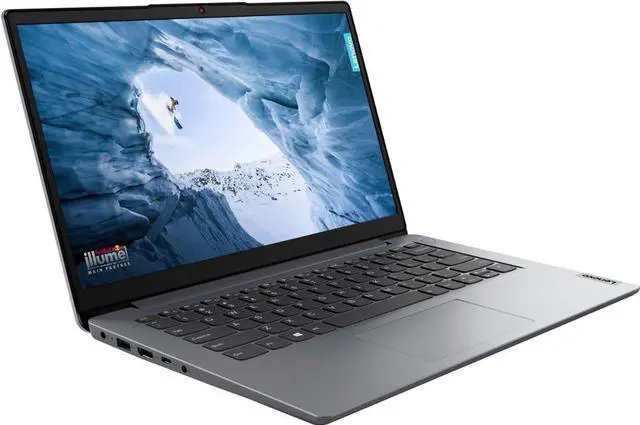 Alt view image 3 of 7 - Lenovo Ideapad 1 Business Laptop - 14" HD Display, Intel Celeron N4020, 4GB RAM, 64GB eMMC, Intel UHD Graphics, Wi-Fi 6, Windows 11 S, with USB WiFi Adapter