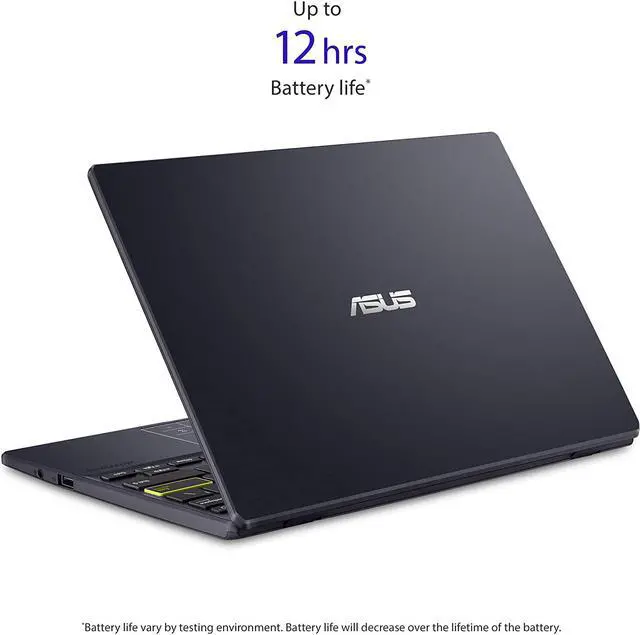 Alt view image 8 of 14 - ASUS Laptop L210 Ultra Thin Laptop, 11.6” HD Display, Intel Celeron N4020 Processor, 4GB RAM, 64GB Storage, NumberPad, Windows 10 Home in S Mode with One Year of Microsoft 365 Personal, L210MA-DB01