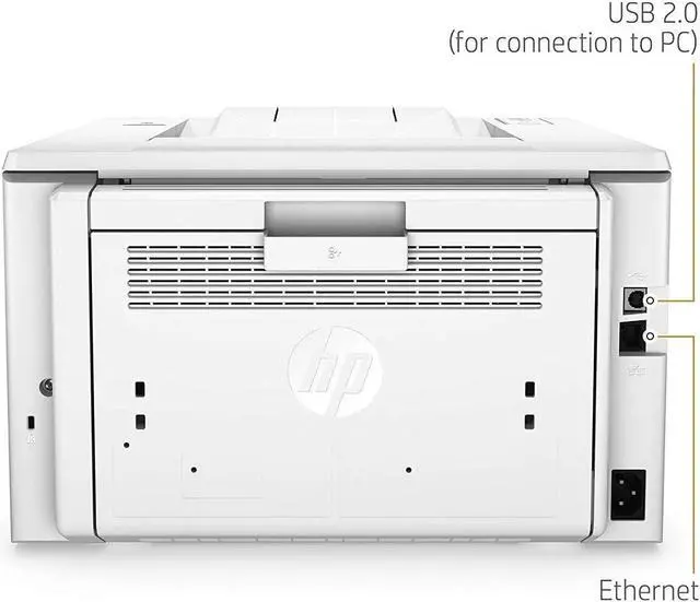 Alt view image 2 of 7 - HP Laserjet Pro M203dw Wireless Laser Printer, Auto 2-Sided Printing, LED Control Panel, Auto-On/Auto-Off Technology, Compatible with Alexa, JAWFOAL Printer Cable