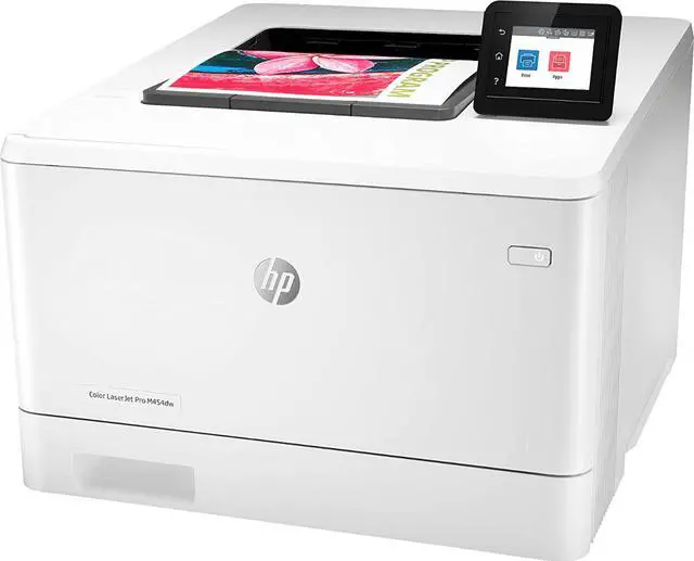 Alt view image 7 of 7 - HP Color Laserjet Pro M454dw Wireless Laser Printer, Double-Sided, Mobile Printing, 28 ppm, 250-Sheet, Built-in Wi-Fi, Security Features, JAWFOAL Printer Cable