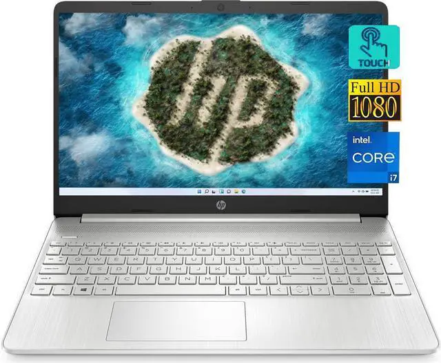 Main image of HP 15.6 Inch FHD Laptop, IPS Touchscreen Display, 11th Gen Intel Core i7-1165G7, 12GB DDR4 RAM, 512GB PCIe SSD,  Intel Iris Xe Graphics, Wi-Fi, Windows 11, Cefesfy Accessories