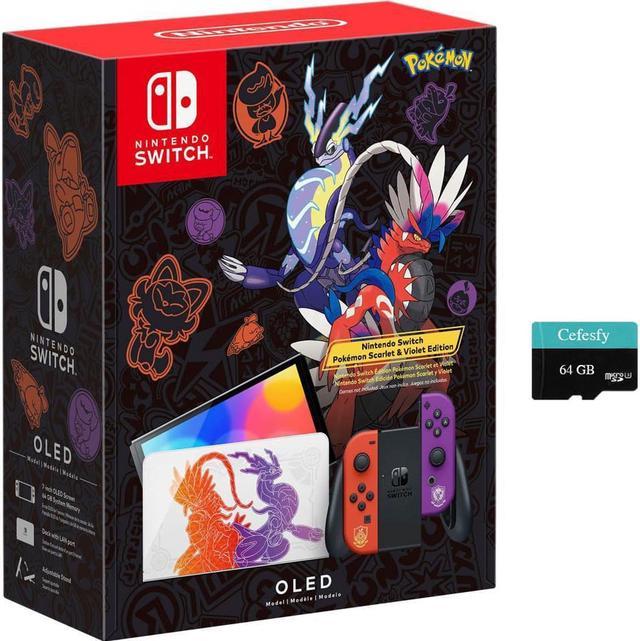 Nintendo Switch Model: Pokémon Scarlet & Violet Edition, Bundle with Cefesfy Micro SD Card Nintendo Switch Systems - Newegg.com