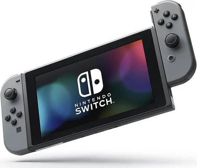 Nintendo Switch Console Gray Joy-Con, Bundle with Cefesfy