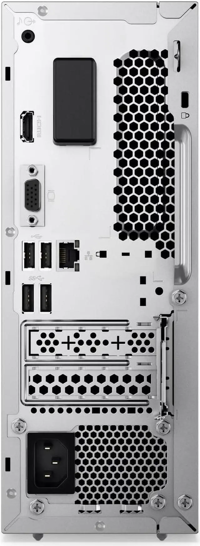 Alt view image 4 of 7 - Lenovo IdeaCentre 3 Desktop PC, 12th Gen Intel Core i5-12400 Processor, 24GB RAM, 1TB SSD, 1TB HDD, Wi-Fi 6, Intel UHD Graphics 730, Windows 11 Home, Cloud Grey, Cefesfy Accessory